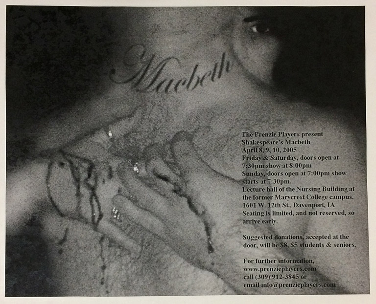 Print ad for Macbeth